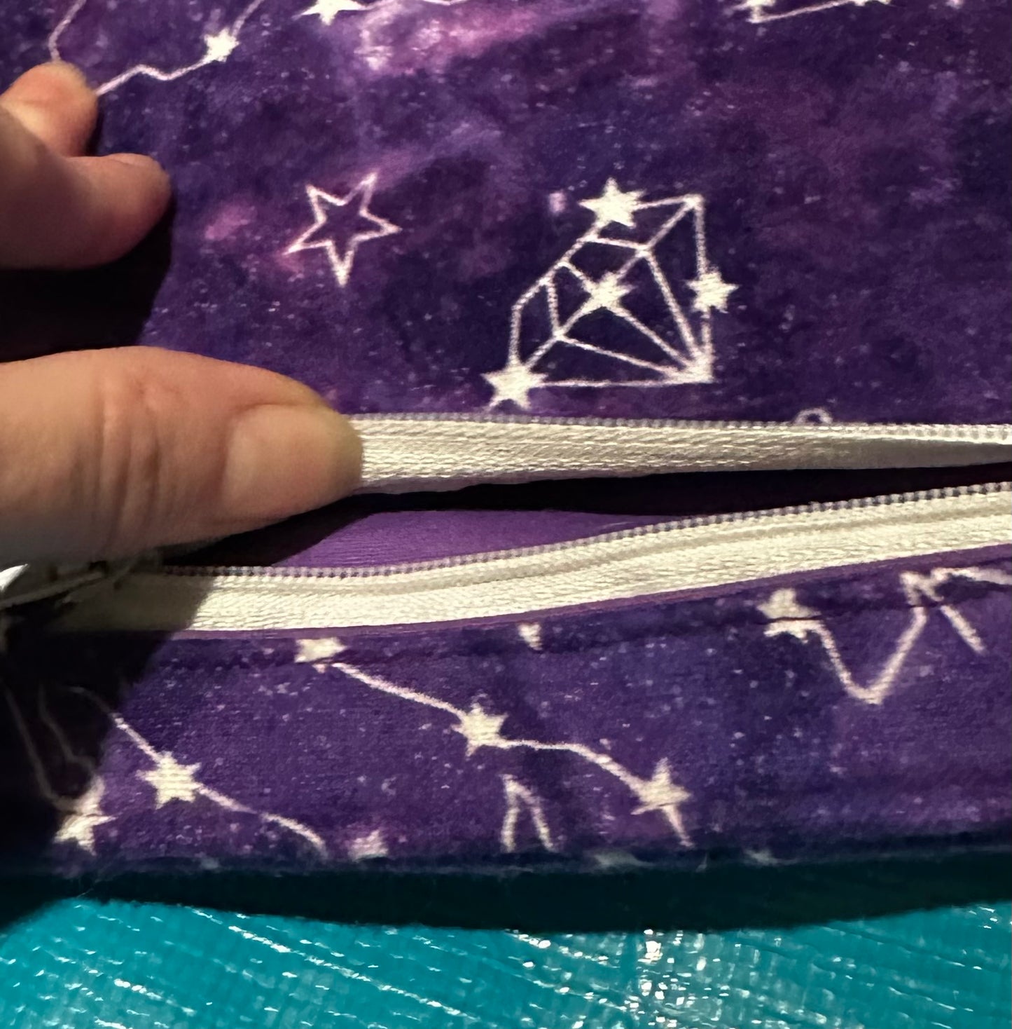 Penny Pen Pouch-Purple Unicorn Consellations