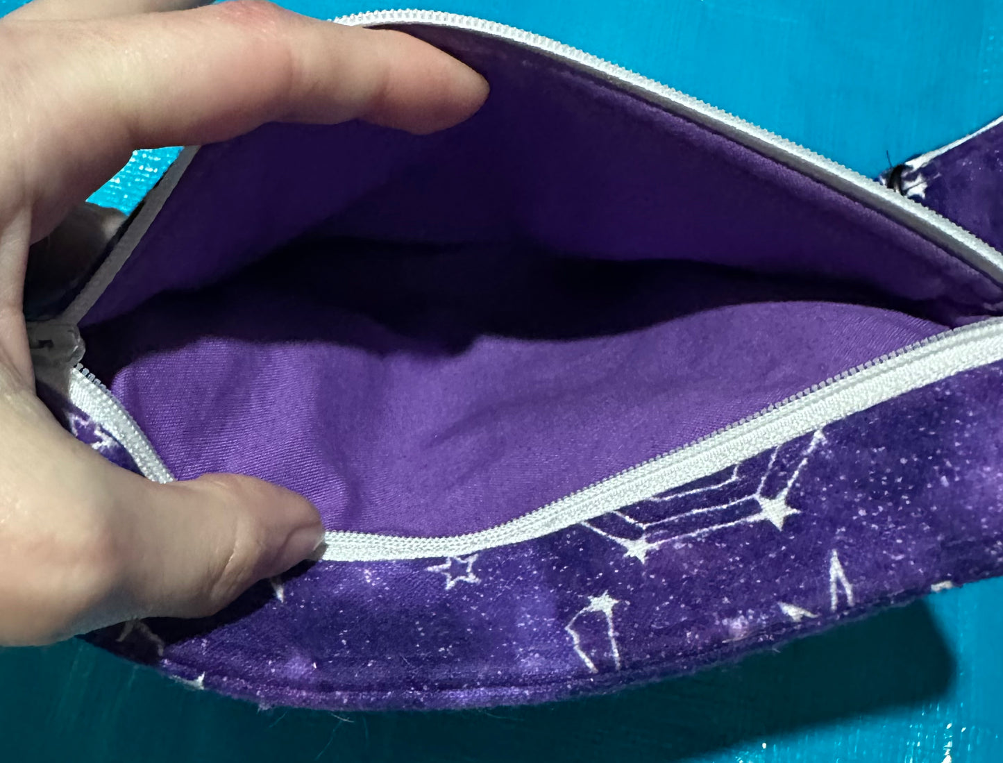 Penny Pen Pouch-Purple Unicorn Consellations